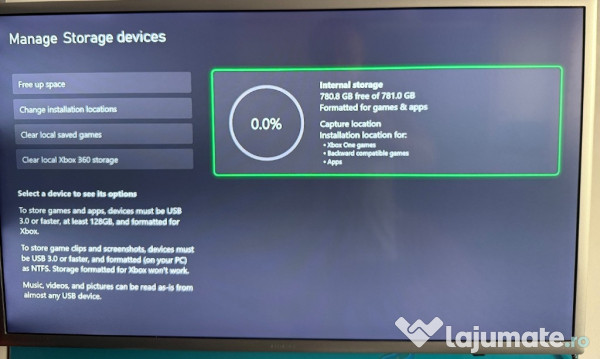 Consola xbox one S 800 gb