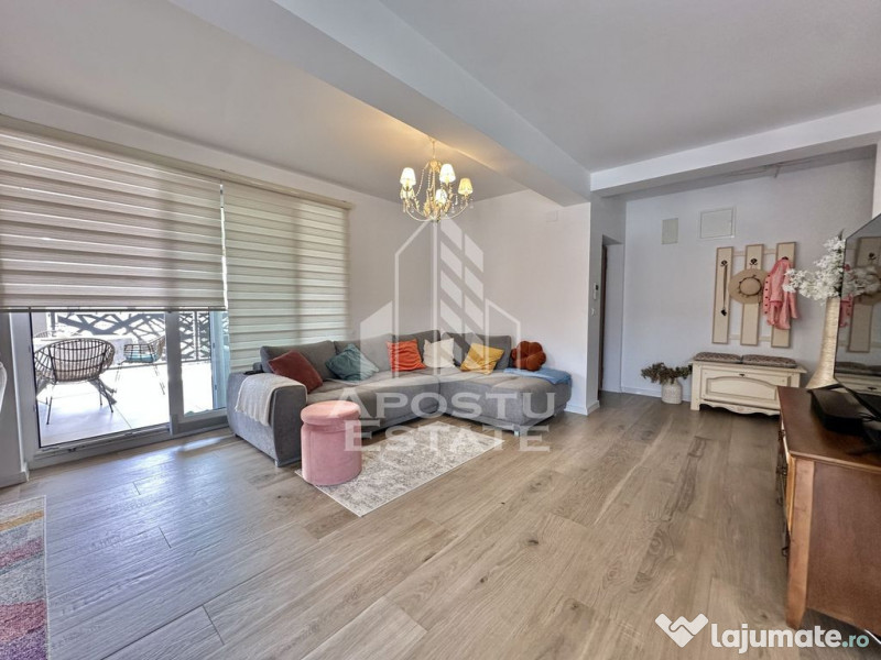 Penthouse cu 3 camere si 2 bai, complet mobilat si utilat...