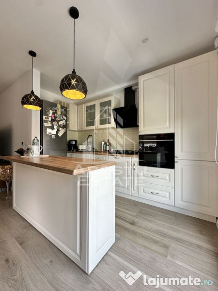 Penthouse cu 3 camere si 2 bai, complet mobilat si utilat...