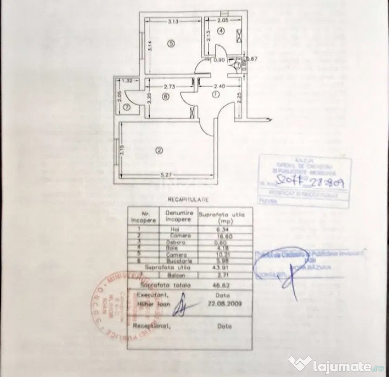 Apartament 2 camere, decomandat, zona Canta - Profi, Iasi