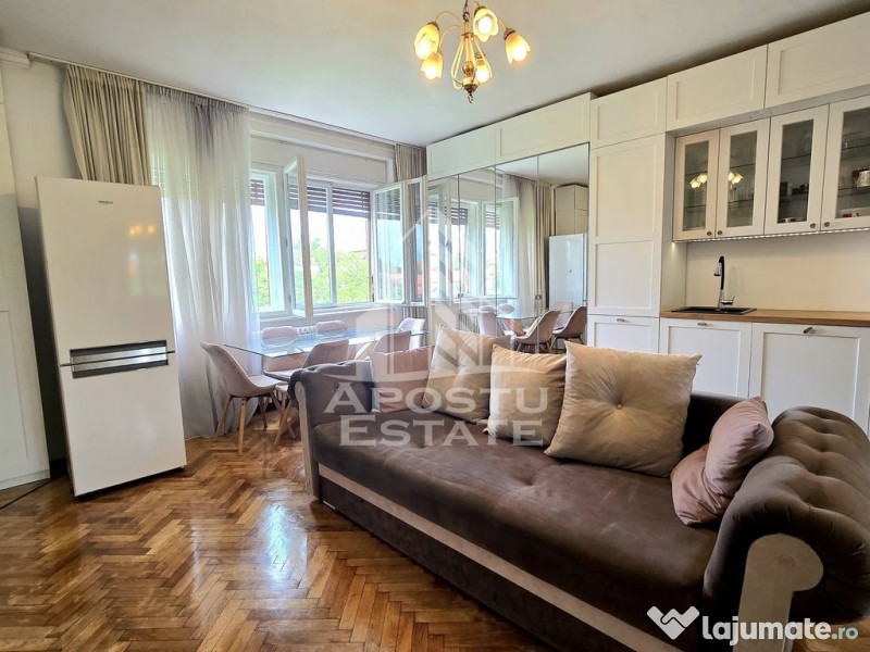 Apartament cu 2 camere, complet renovat si mobilat, zona ...