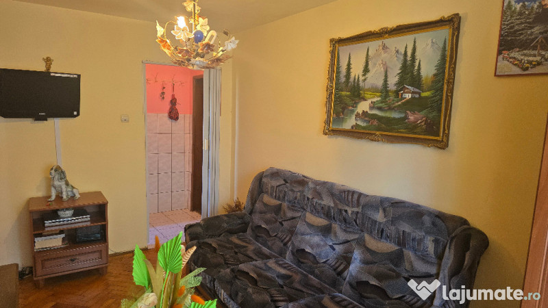 Vand apartament cu 2 camere in Deva, zona Dacia, etaj 2, mobilat, 