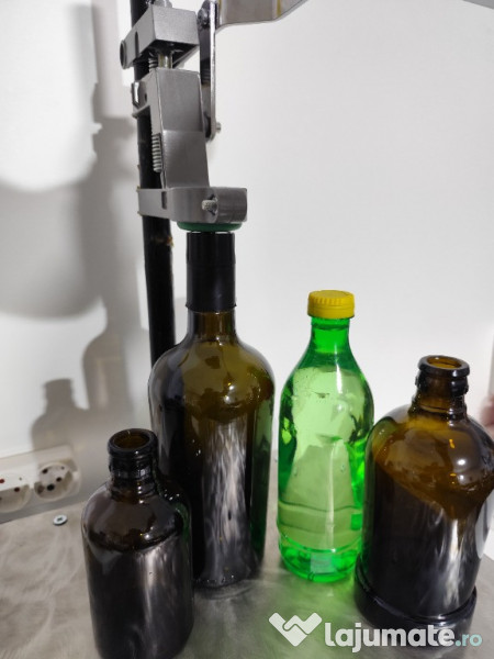 Sistem capsare clipsare dopuri stilce pet, sistem dopuire 