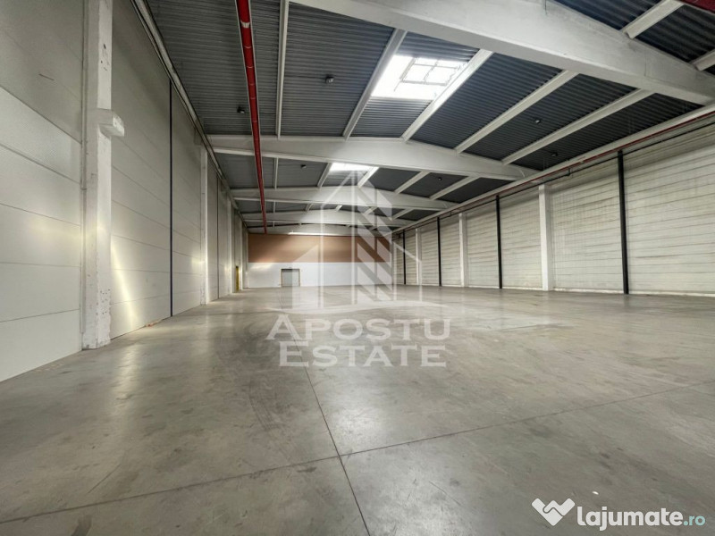 De inchiriat hala industriala 1850 mp - acces tir, rampa ...