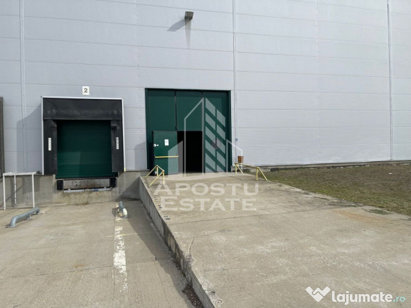 De inchiriat hala industriala 1850 mp - acces tir, rampa ...