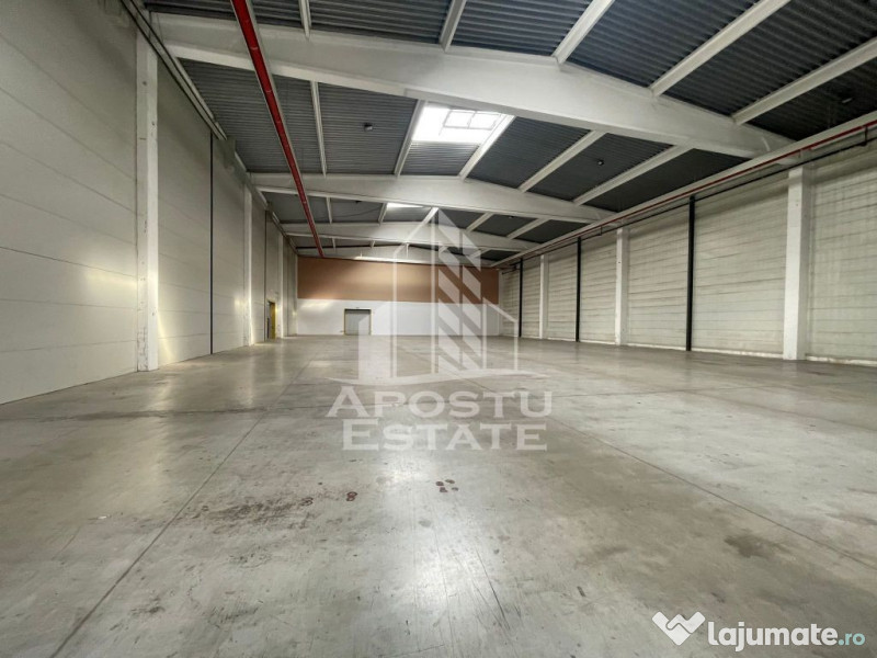 De inchiriat hala industriala 1850 mp - acces tir, rampa ...