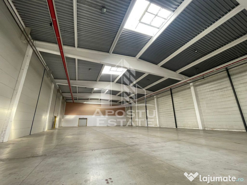 De inchiriat hala industriala 1850 mp - acces tir, rampa ...
