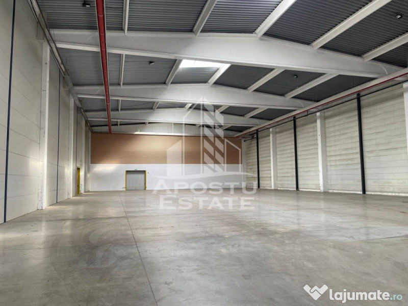 De inchiriat hala industriala 1850 mp - acces tir, rampa ...