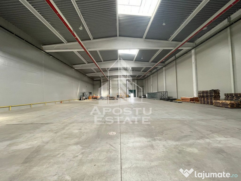 De inchiriat hala industriala 1850 mp - acces tir, rampa ...