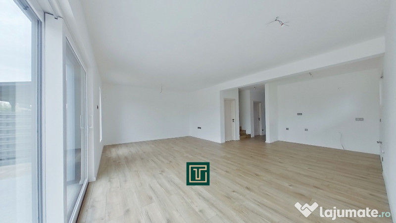 Duplex nou cu 4 camere eficient energetic in stil minimalist in Gai 