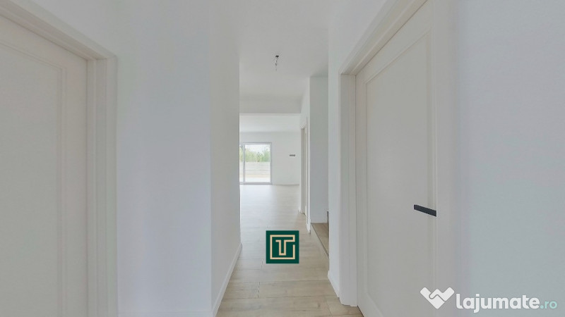 Duplex nou cu 4 camere eficient energetic in stil minimalist in Gai 