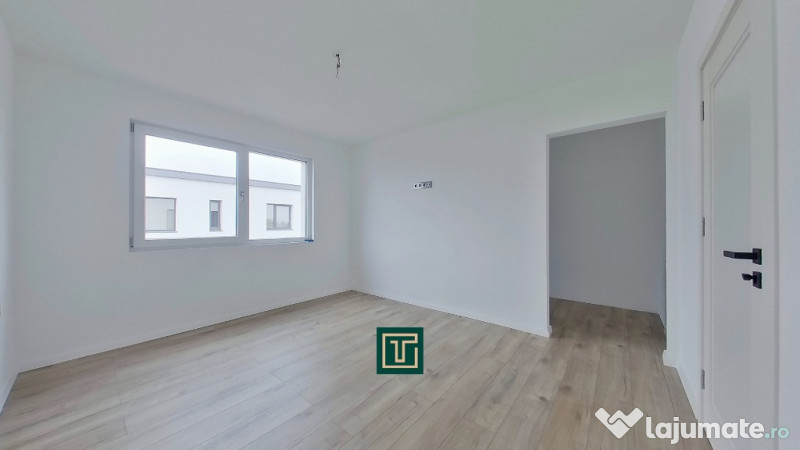 Duplex nou cu 4 camere eficient energetic in stil minimalist in Gai 