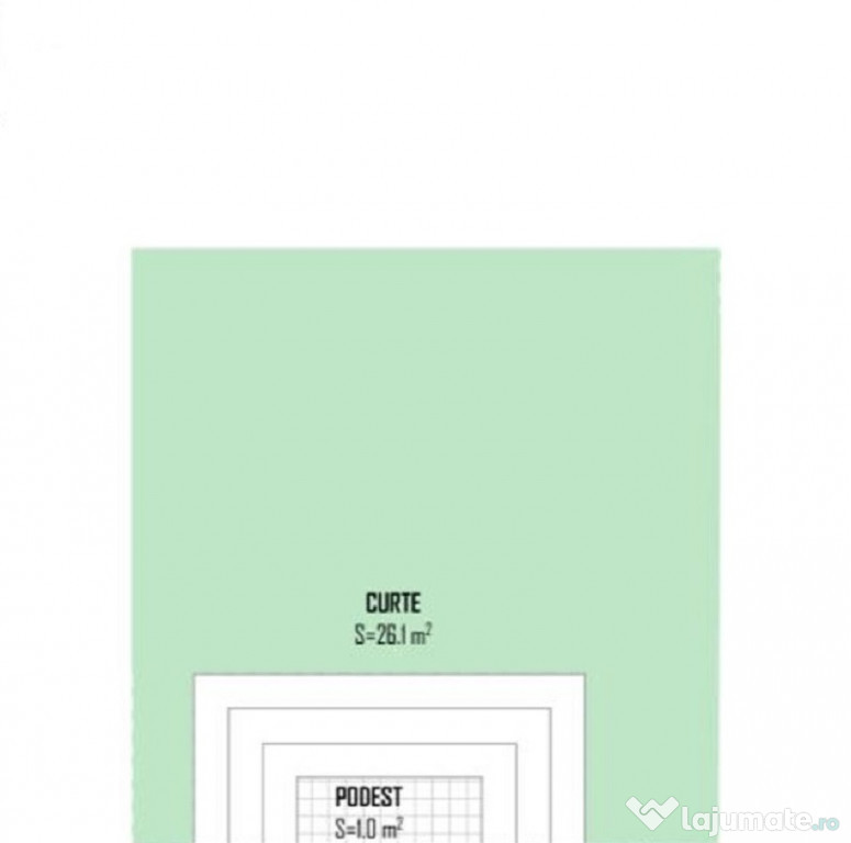 Apartament 2 camere si curte proprie cadastrata, finisaje la alegere 