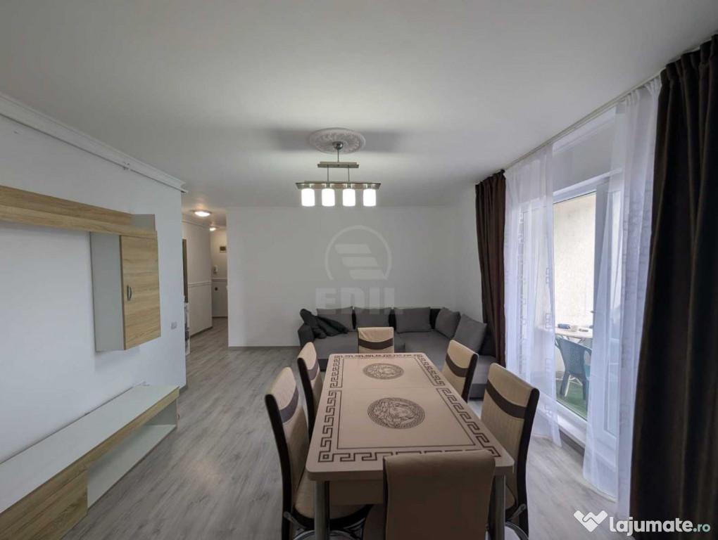 Apartament cu 3 camere,mobilat si utilat,zona Terra