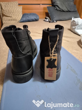 Ghete barbatesti BIG Star, piele naturala, supercalitate, 46, noi. 