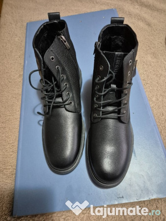 Ghete barbatesti BIG Star, piele naturala, supercalitate, 46, noi. 