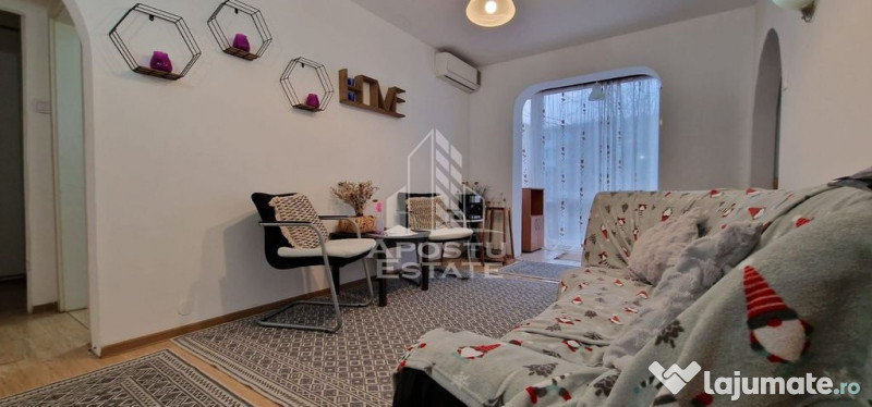 Apartament cu 3 camere , centrala proprie , Calea Sagului