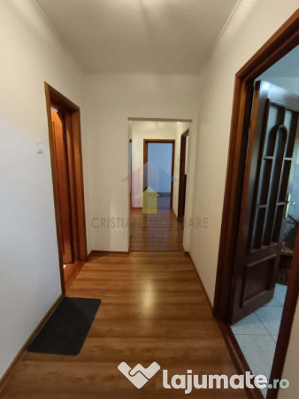 3 camere, parter cu balcon 14 m, Semimobilat, Garii