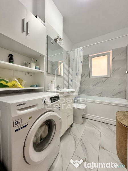 Apartament cu o camera mobilat, la etaj intermediar in Gi...