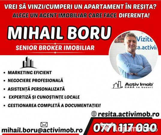 Resita, Garsoniera, Mobilata Utilata, Calea Caransebesului