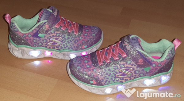 Skechers Heart Lights - pantofi sport pentru fete nr. 34
