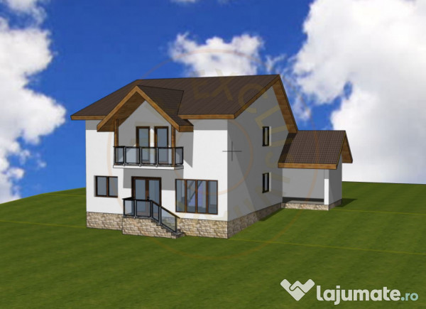 Casa P+1, Babana-Arges cu panouri si apa de izvor 