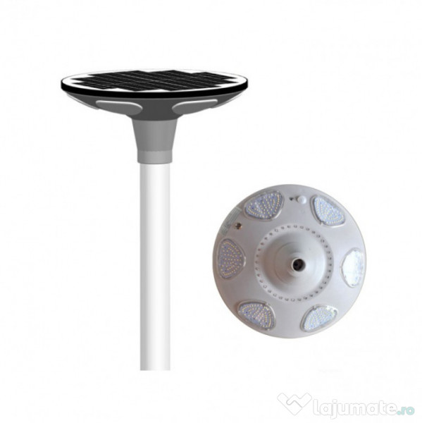 Lampa LED solara 400 W cu stalp 3 m 