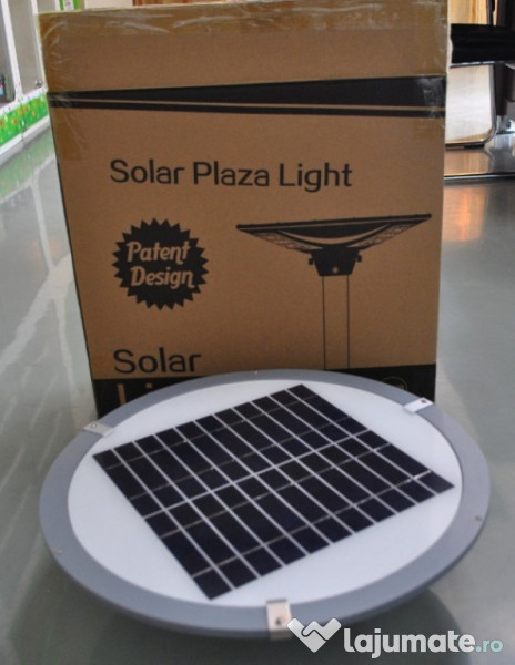 Lampa LED solara 400 W cu stalp 3 m 