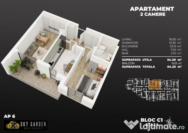 2cam. total dec. 3min metrou Berceni