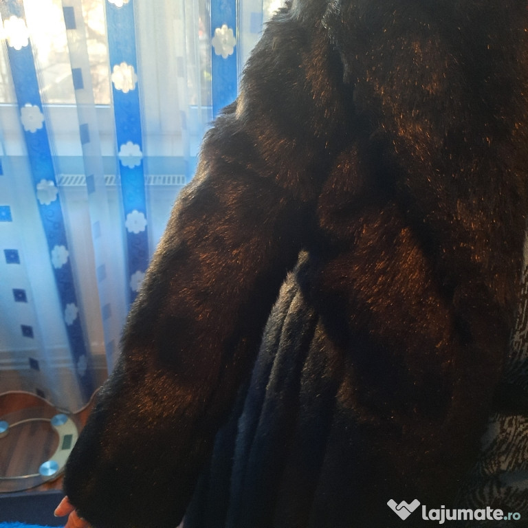 Haină de blană, artificială 