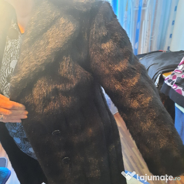 Haină de blană, artificială 