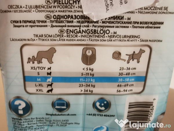 Scutece caine simple solutions