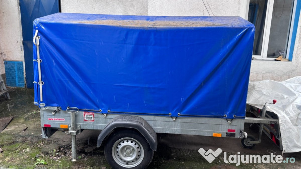 Remorcă Michell 750 kg cu prelată – ideală pentru gospodărie