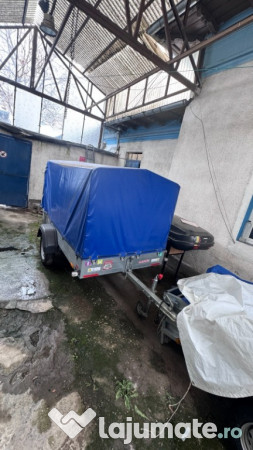 Remorcă Michell 750 kg cu prelată – ideală pentru gospodărie