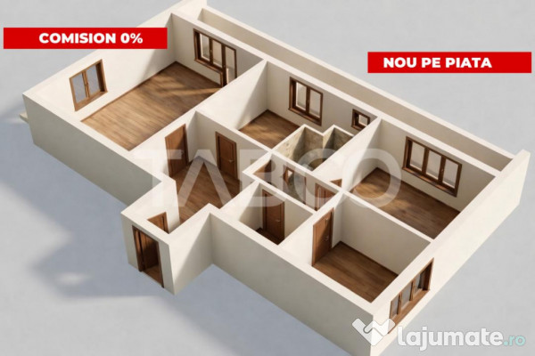 FARA COMISION-Apartament 3 camere Rahovei 93 mpu BALCOANE 29 