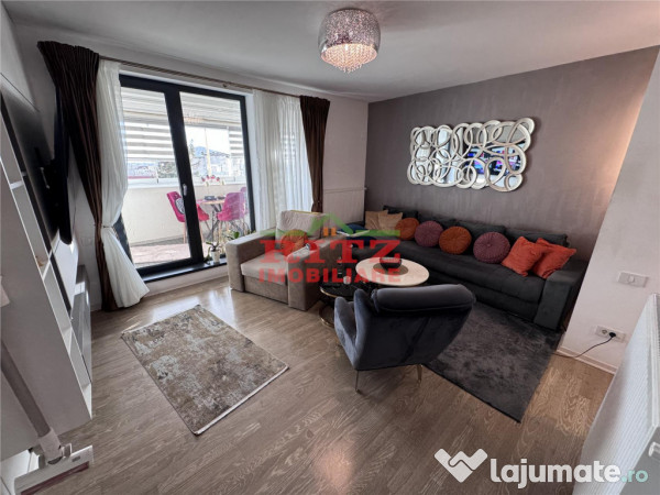 Nou! Ap. de lux, S=90 mp, terasa generoasa, zona Lic. Ion M