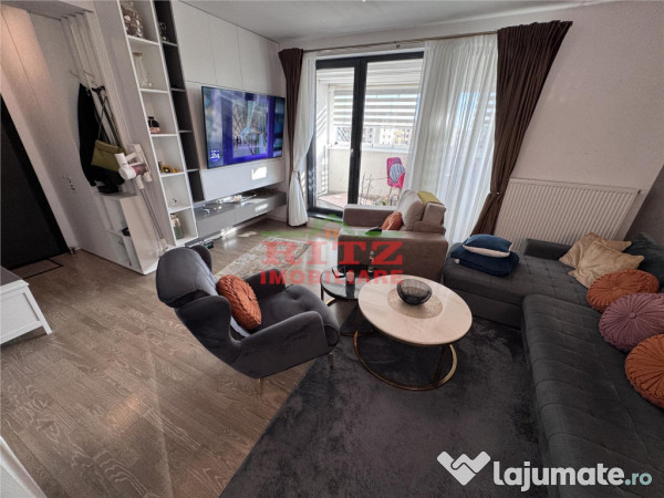 Nou! Ap. de lux, S=90 mp, terasa generoasa, zona Lic. Ion M