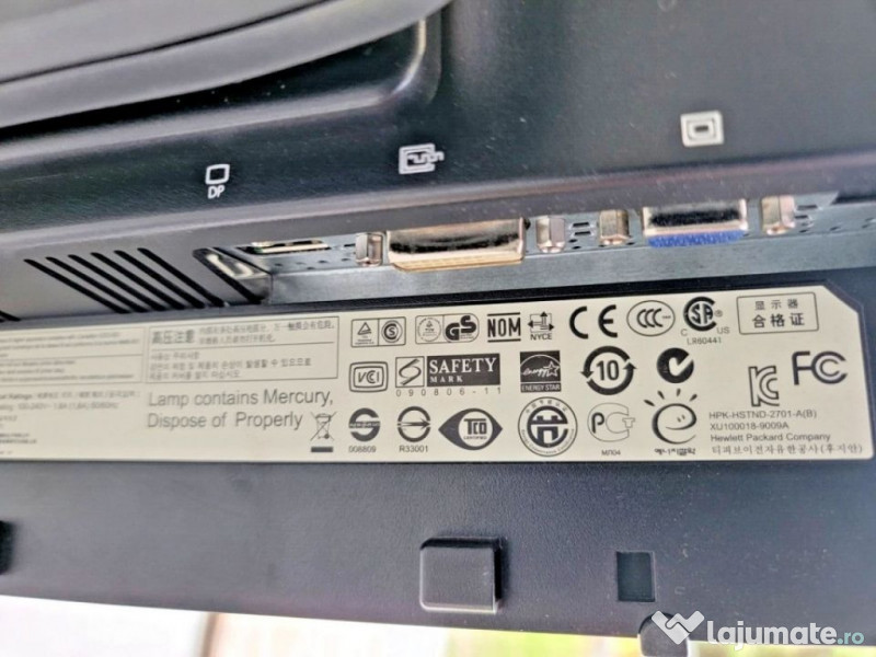 HP 19" inch wide monitor LED - ca NOU! 