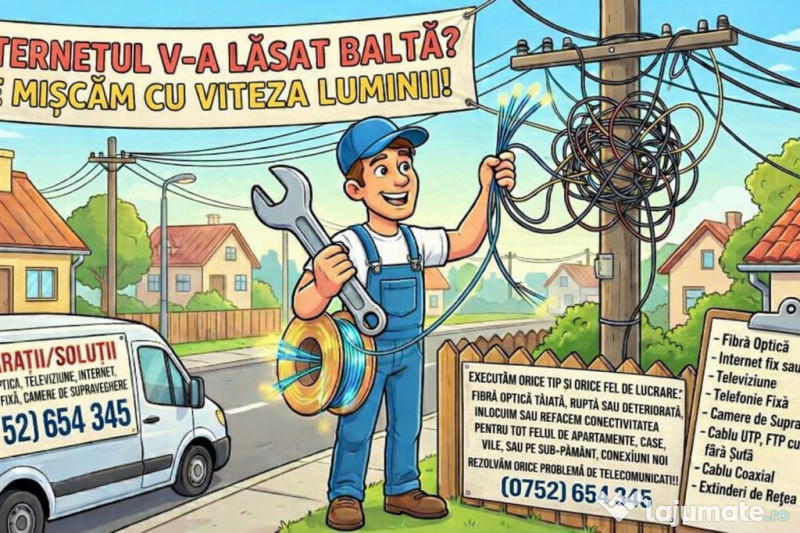 Reparatii Internet/Fibra/Televiziune 