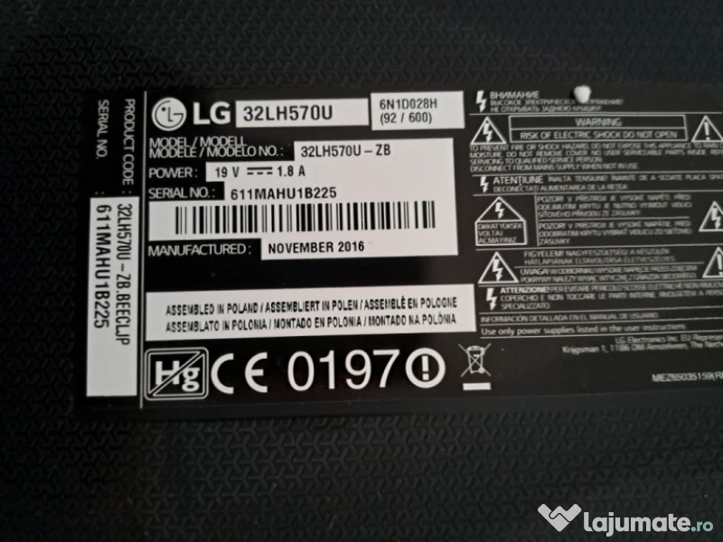 Tv LG pt. piese sau caut Display TV LG 