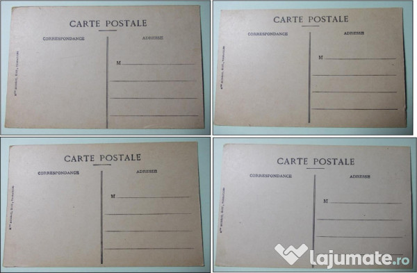 8 Cărți poștale VERSAILLES, prima parte sec XX 