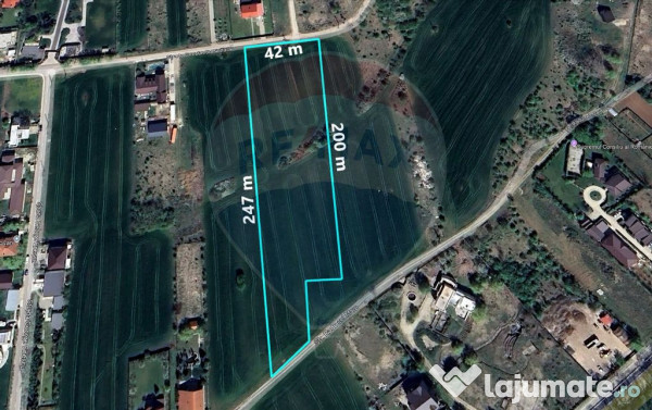 Teren intravilan, 9195 mp, dubla deschidere,Vladiceasca/S...