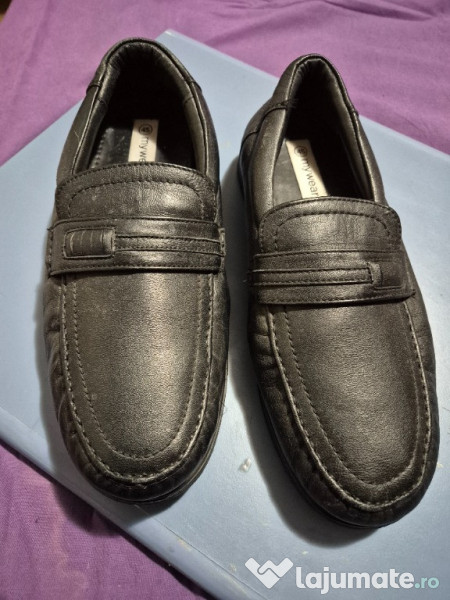 Pantofi barbatesti, piele naturala, MyWear, marime 45 