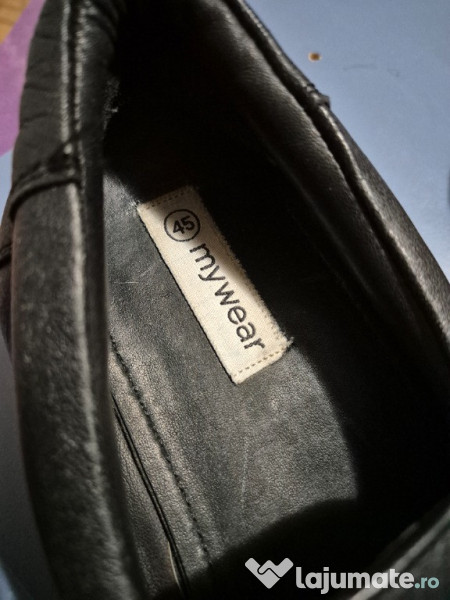 Pantofi barbatesti, piele naturala, MyWear, marime 45 