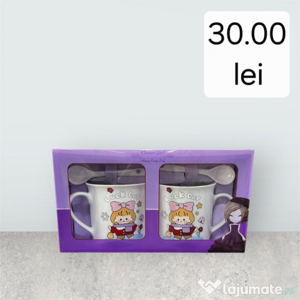 Cana ceramica pentru cuplu 