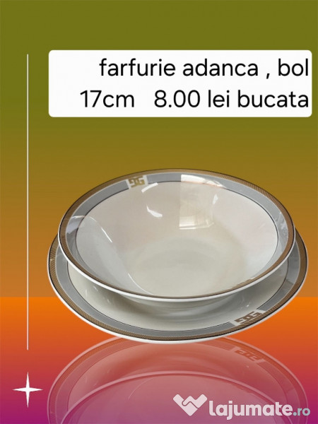 Farfurii, boluri, platouri 