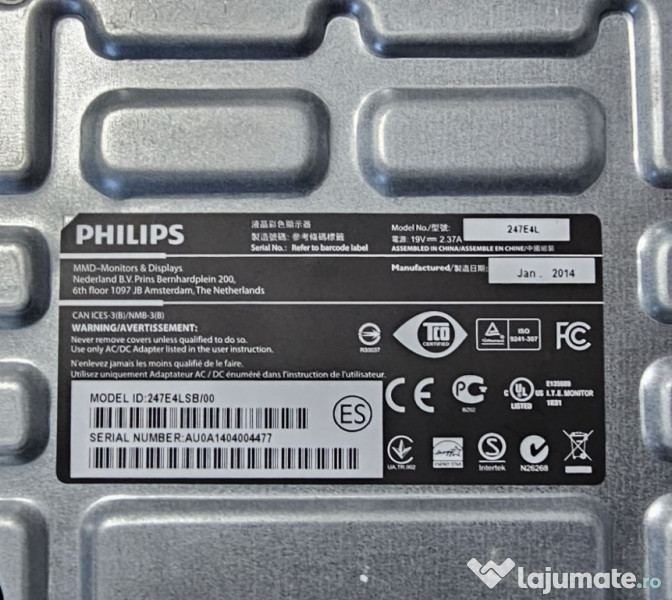 Monitor Philips 247E4L 