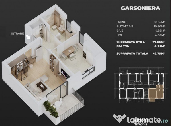 Gars.dec.+parcare/central Popesti-Leordeni 