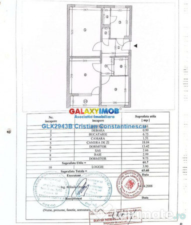 Apartament 3 camere decomandat,etaj 1,Titan , Aleea Giurgeni 