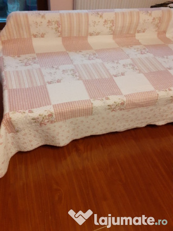 Colțar extensibil ikea cu spațiu pentru depozitare și scaun 